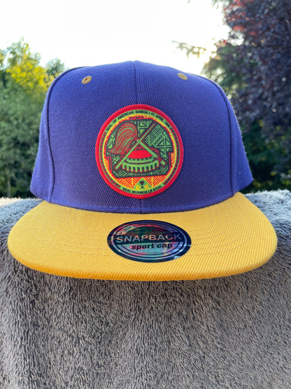 SAMOAN SEAL PURPLE YELLOW SNAP BACK